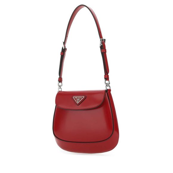 PRADA Red Leather Mini Cleo Handbag - Picture 2 of 2